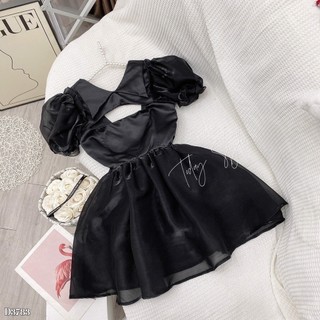 Đầm Tay Phồng Khoét Ngực TODAY STYLE D3783 Sang Trọng