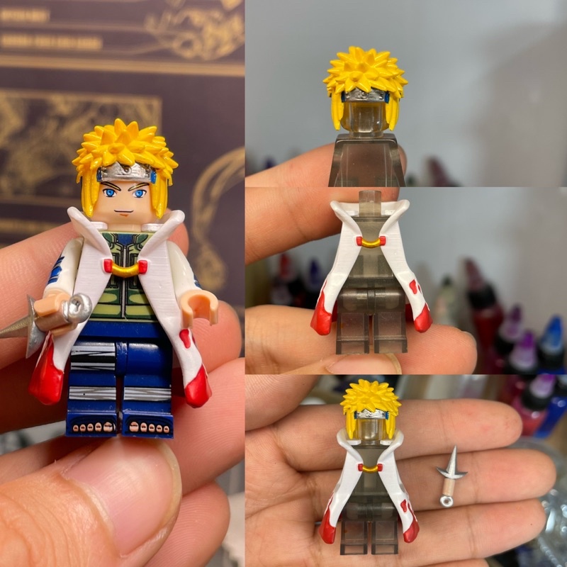 GDBrick custom minifigures: phụ kiện nhân vật Minato đệ tứ trong anime Naruto( không bao gồm nhân vật)