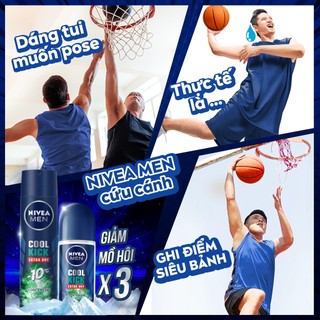 Lăn khử mùi Nivea Men Cool Kick 50ml