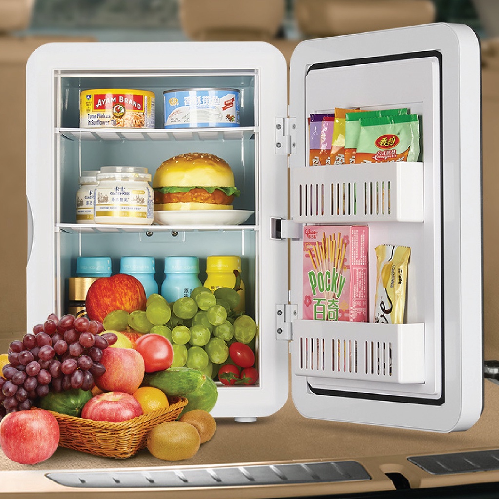 [BẢO HÀNH 3 THÁNG] Tủ lạnh mini Amoi 8 lít dùng ở nhà hoặc trên ô tô(đủ dây cắm điện 220V + ô tô) - Pico Zone