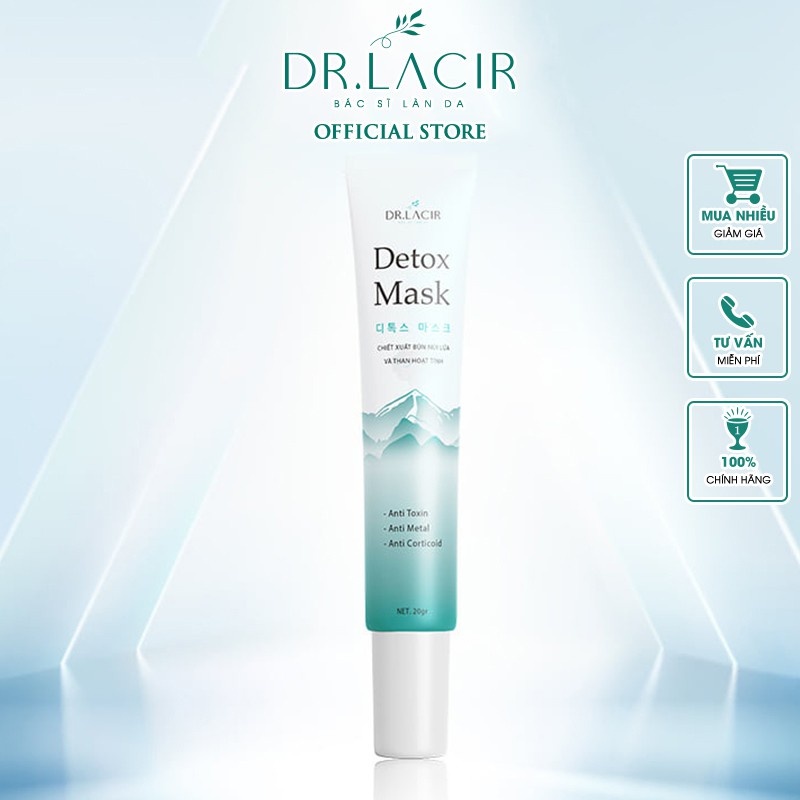 Mặt nạ thải độc DR.LACIR Detox mask 35g