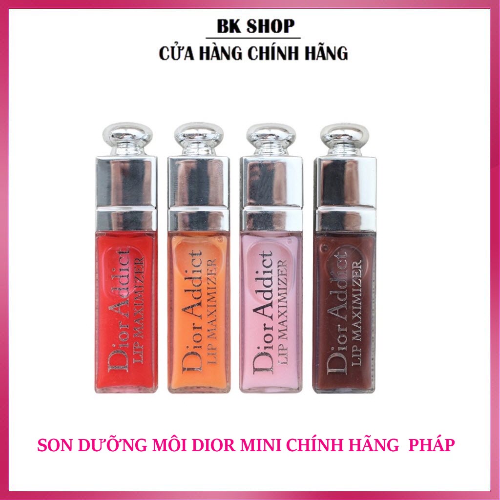 Pháp-Mini size Son dưỡng Có Màu Dior Lip Maximinizer Giúp Giữ Độ Ẩm, Căng