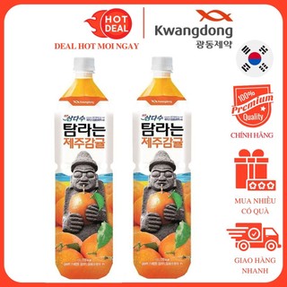 COMBO 2 Chai Nước Ép Quýt Jeju Kwangdong Hàn Quốc 1.5L/Chai
