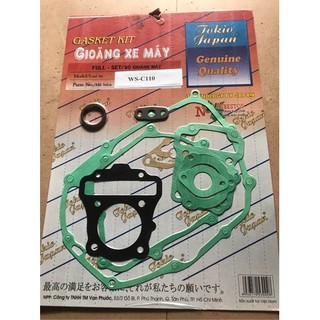 Bộ ron máy xe wave s110, rsx110, rsv, (gioăng cao su