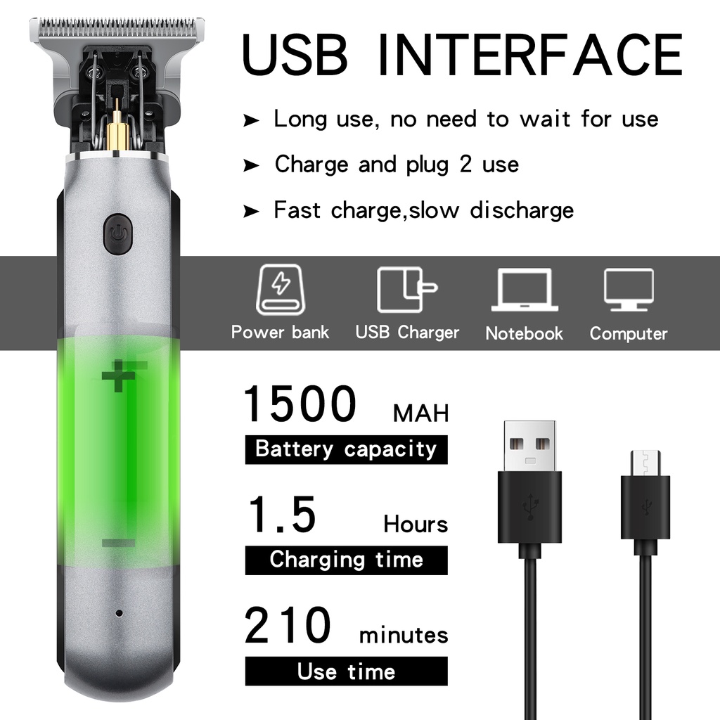 Tông Đơ Cắt Tóc Chuyên Nghiệp KEMEI T9 KM-1757