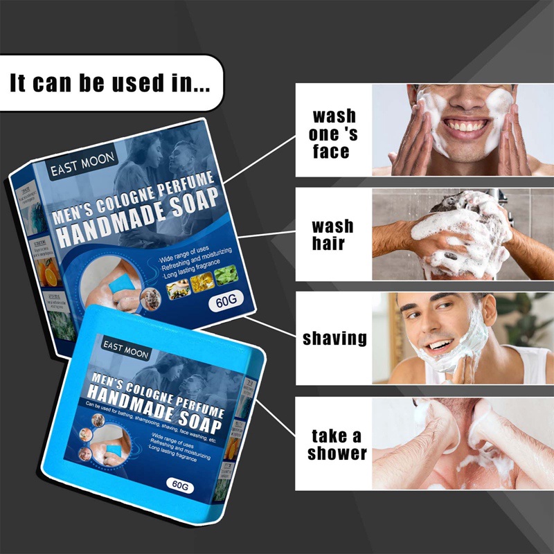 Xà Phòng Nuserw Cologne Kiểm Soát Dầu Dịu Nhẹ Cho Nam