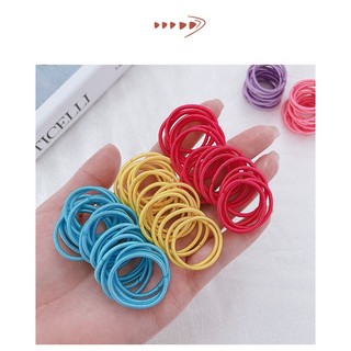 Set 100 dây chun cột tóc cho bé