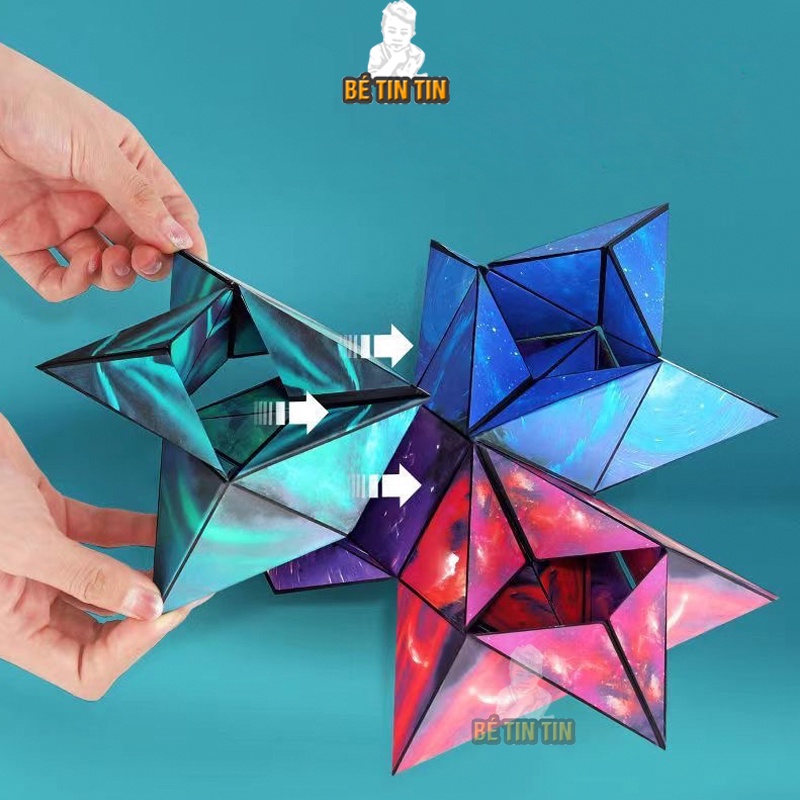 Đồ Chơi Khối Rubik 3D , Rubic Thay Đổi Hình Dạng Độc Đáo Cho Trẻ Em Kích Thước 5.7 Cm