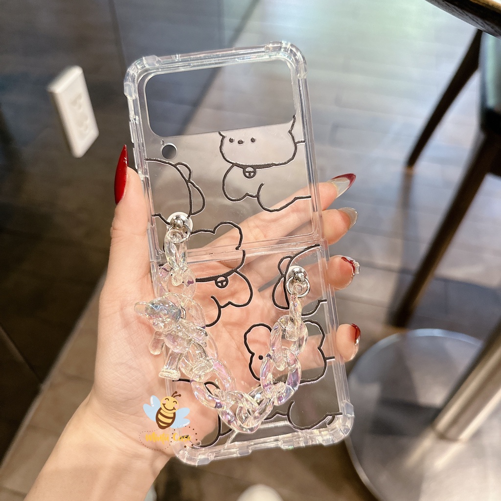 Ốp kèm móc khóa Samsung Galaxy Z Flip 3 / Z Flip 4 -ZF311