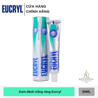 Kem Đánh Răng Bạc Hà Tẩy Trắng Eucryl Toothpaste 62g