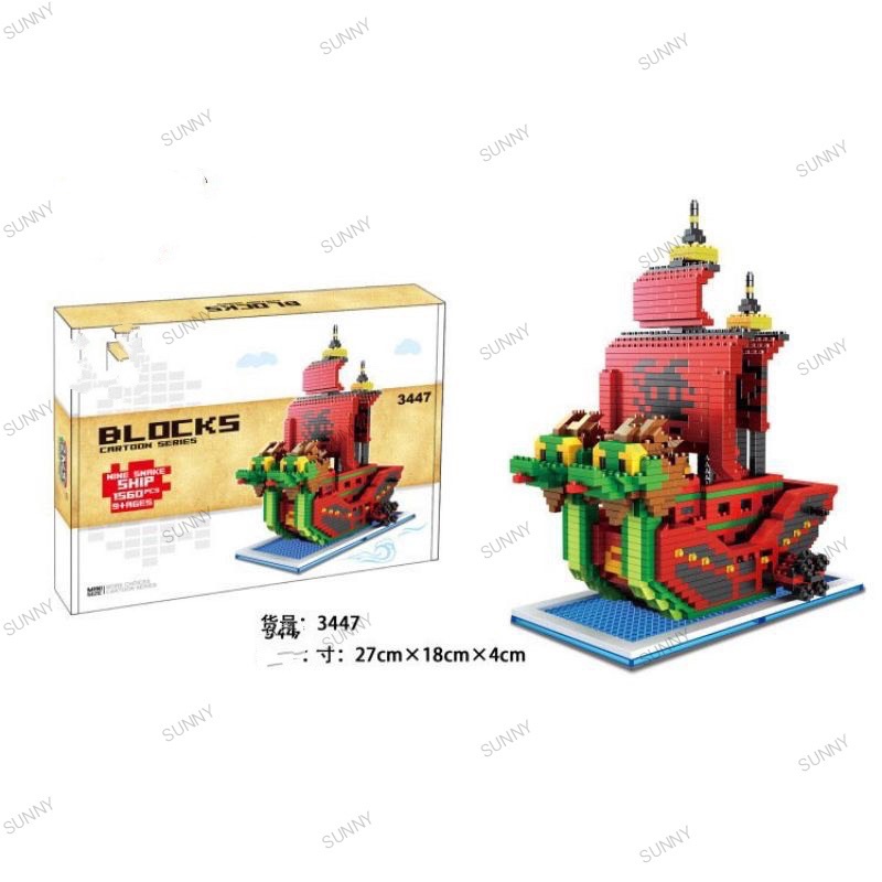 Mô Hình Thuyền Hải Tặc Sunny -   One Piece Độc Đáo (Tặng Búa)