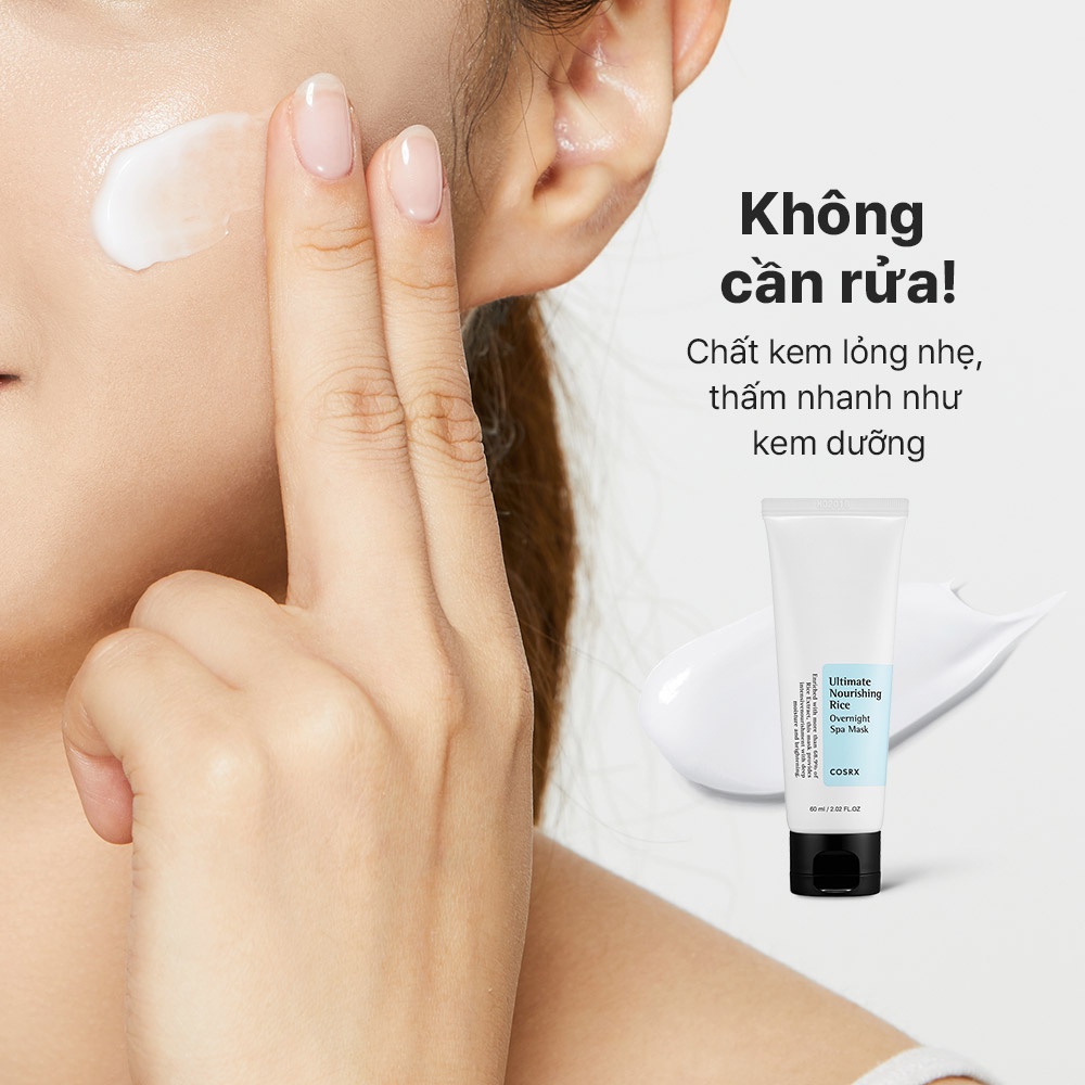Mặt nạ ngủ chiết xuất Gạo COSRX 60ml