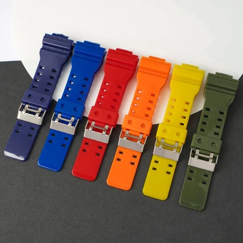 Dây đeo đồng hồ màu bóng G-Shock GA100 GA-100 GA-110 GA-120 GA-400 GA-700 800