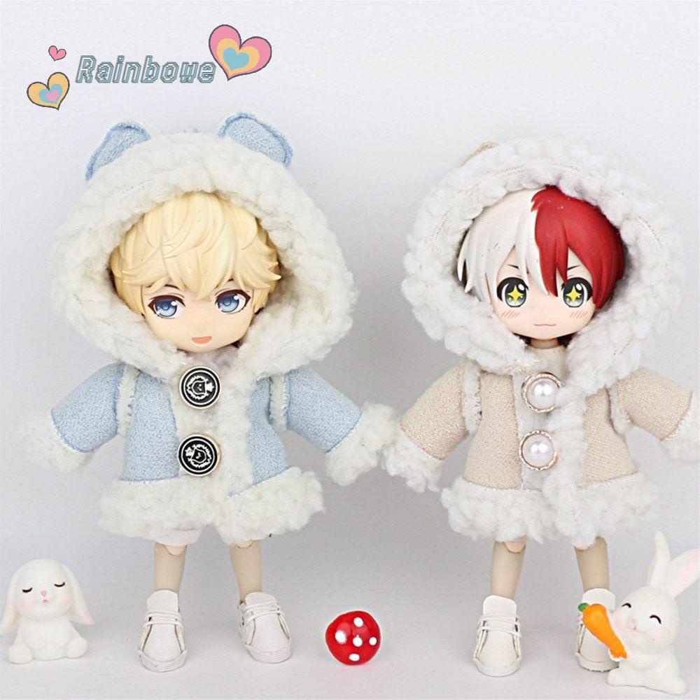 Áo Khoác Hoodie Mùa Đông Thủ Công Cho Búp Bê OB11 1 / 12BJD