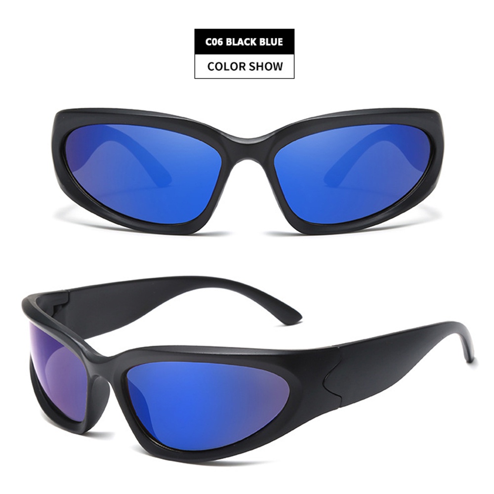 Kính mát xe đạp AIELBRO gọng vuông nhỏ phong cách punk thời trang dành cho cả nam và nữ