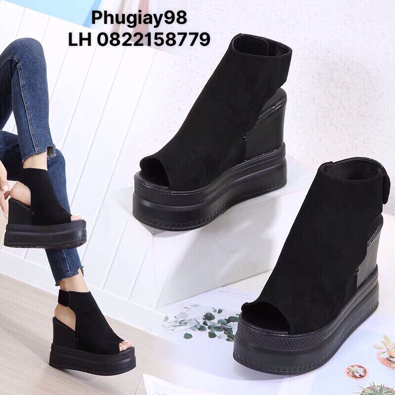 Giầy đế xuống nữ cao 13cm siêu nhẹ và êm hàng nhập chuẩn quảng châu cao cấp kèm ảnh thật minh hoạ (Hàng ORDER)