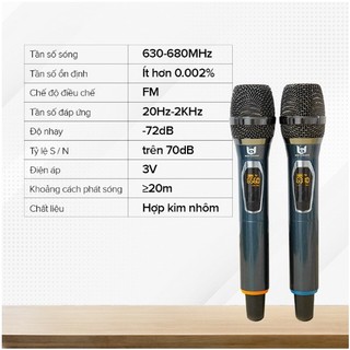 MICRO KARAOKE KHÔNG DÂY BD/MV01