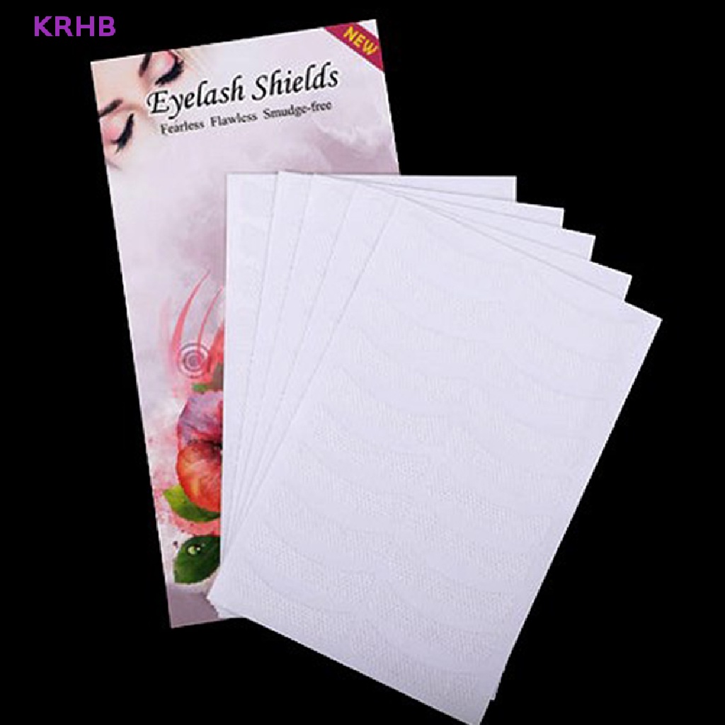 Set 100 Miếng Dán Hỗ Trợ Nối Mi Màu Trắng Mới