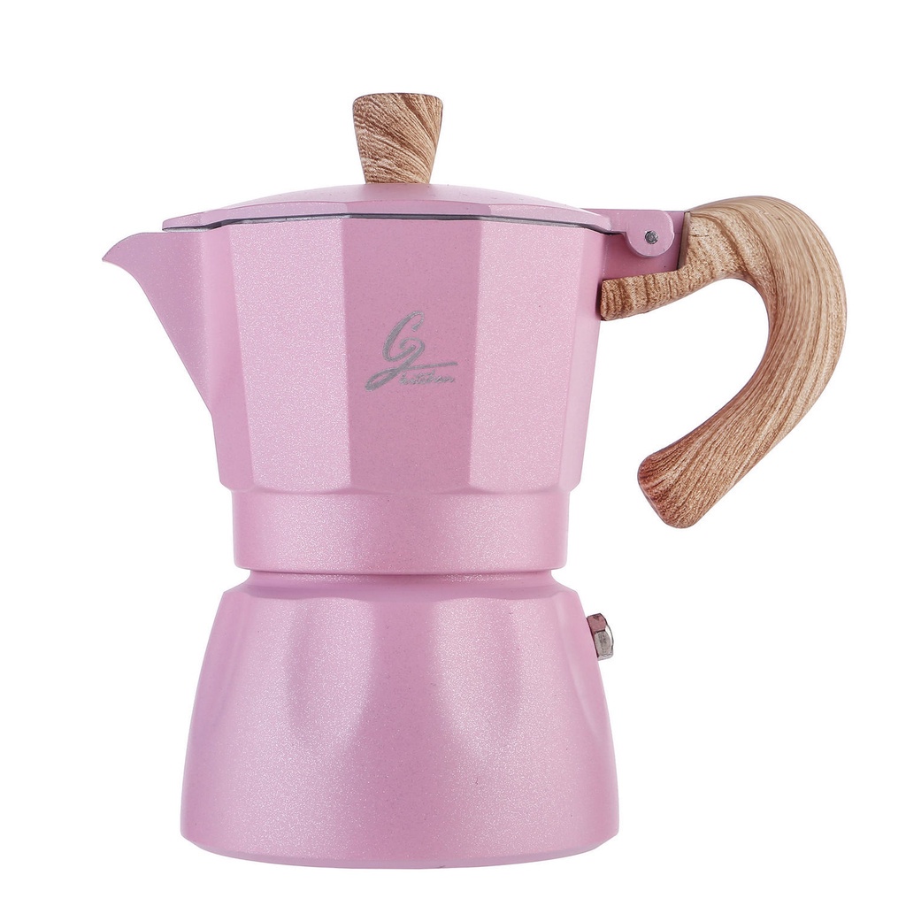 Italian Coffee Pot Set Turkish Aluminum Octagonal Pot Coffee Moka Pot European Coffee Maker/Mocha Co