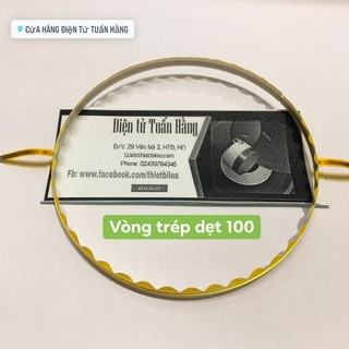 Vòng coil (côn) loa tép 100 nhôm dẹt.loại tốt .-Linh kiện thay thế sửa chữa loa