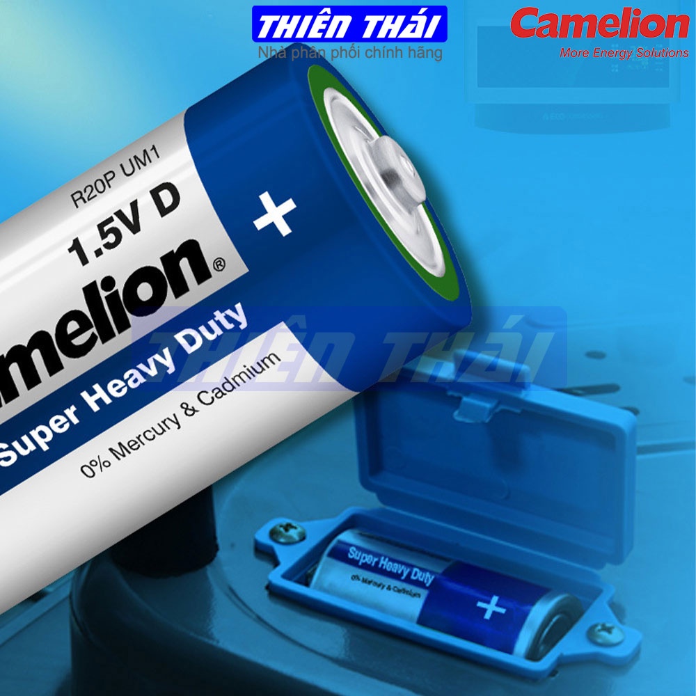 Pin đại pin trung Camelion R20P,R14P,pin than,1.5V.pin bếp gas Âm,dùng cho Đèn Pin, đài radio.