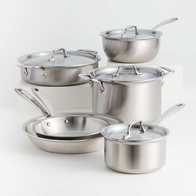 Set Nồi All-Clad 18/10 3->5lớp đúc nguyên khối -Made in USA SALE