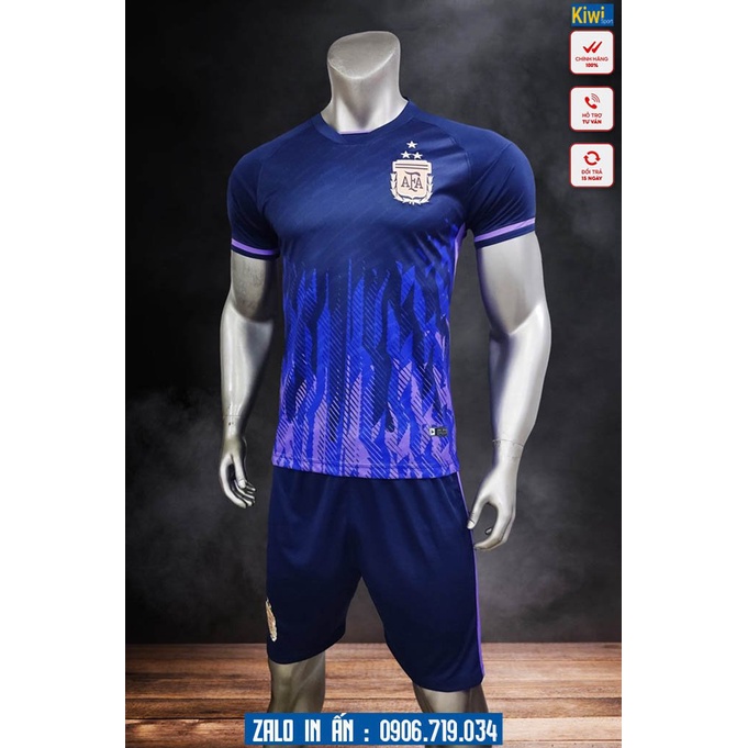 Quần Áo Bóng Đá Đội Tuyển Argentina Mẫu Mới Cực Hot, Thiết Kế Đẹp Giá Siêu Rẻ P017