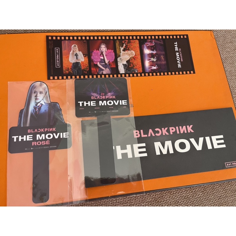 Set Rosé the movie , Jennie the show ticket, card ls ver 1