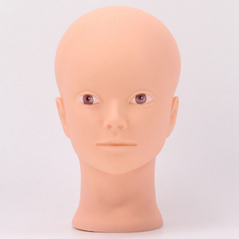 Đầu Ma Nơ Canh Bằng Silicon Mềm Dùng Luyện Tập Nối Mi Chuyên Nghiệp