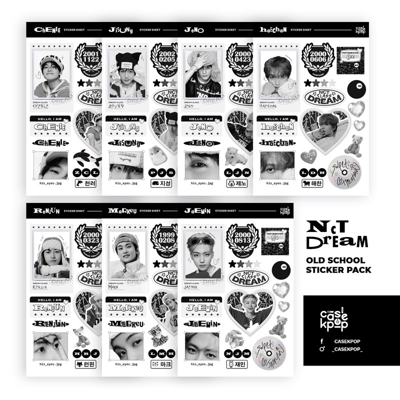 Sticker NCT DREAM - OLD SCHOOL