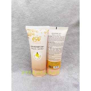 Sữa Rửa Mặt E5 Trắng Da Sạch Mụn 3in1 100ml