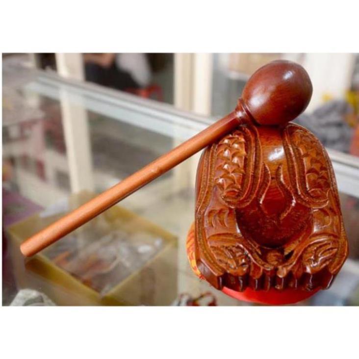 Mõ gỗ nâu tụng Kinh nhiều cỡ rất đẹp, vang - MÕ GỖ TỤNG KINH NIỆM PHẬT RẤT ĐẸP