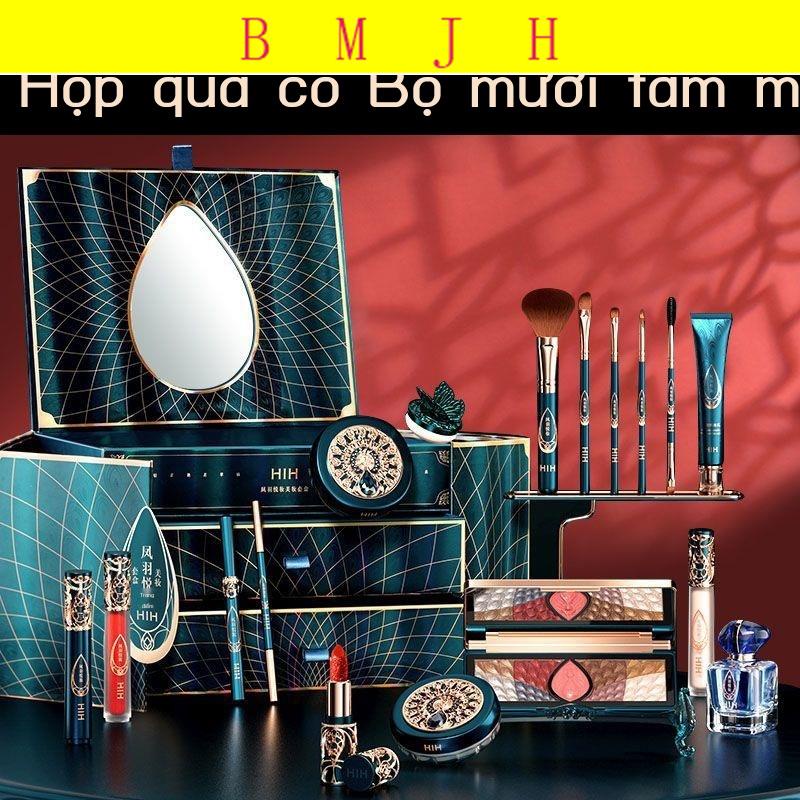 Món Quà Sinh Nhật Lễ Tình Nhân Bộ Trang Điểm Hộp Son Môi Phấn Mắt Nước Hoa Mỹ Phẩm Trọn Bạn BèDXG