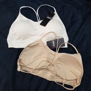Bra cotton chéo lưng