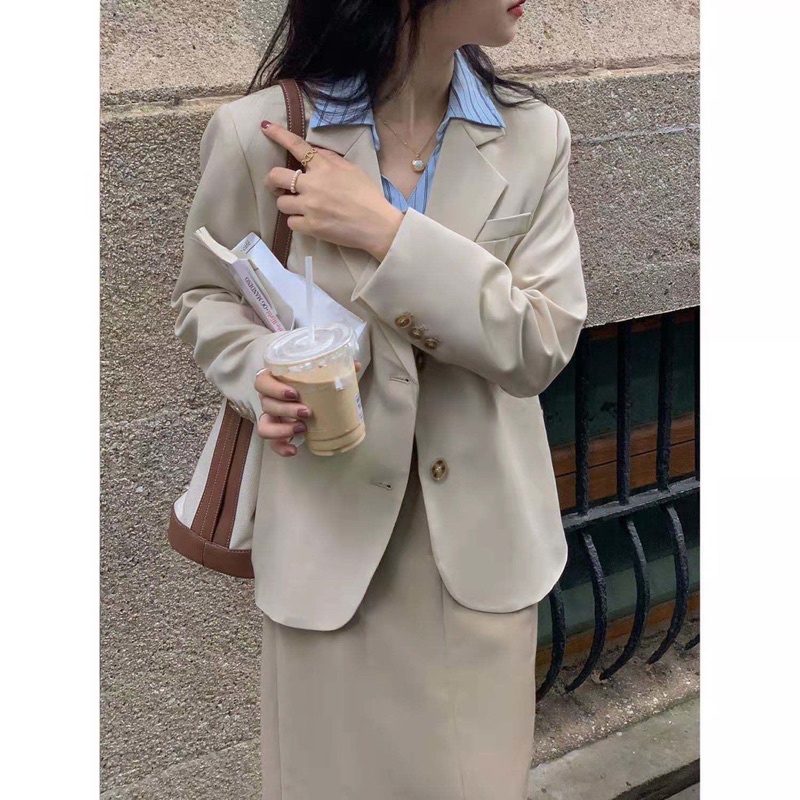 🌷Áo Blazer dáng lửng_Hàng sẵn🌷 | BigBuy360 - bigbuy360.vn