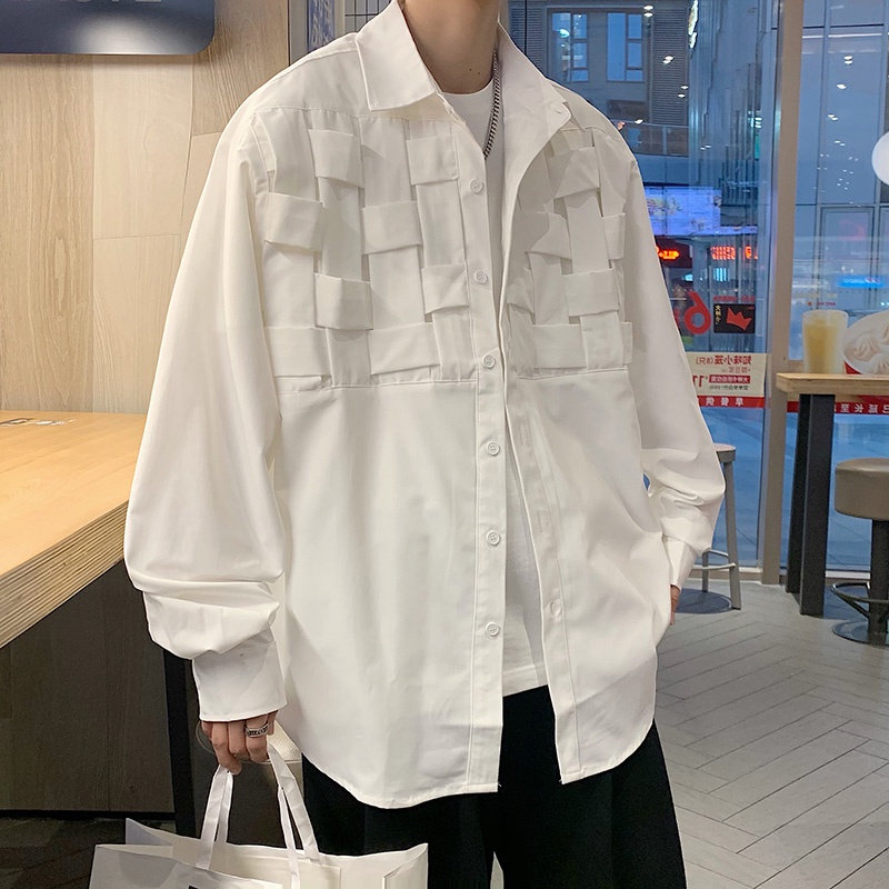 Áo Sơ Mi Nam Nữ áo sơ mi trắng nam Dài Tay áo from rộng nam Chất Kiểu Dáng Basic Dài Tay Oversize Nhiều Màu