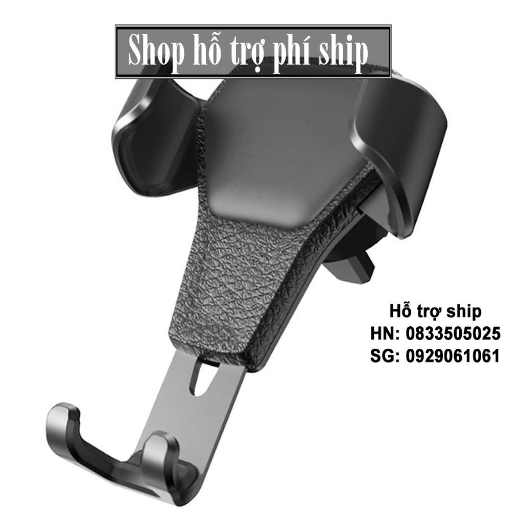 Hỗ trợ Ship- Giá đỡ, kẹp điện thoại cài khe cửa gió điều hòa xe hơi, ô tô