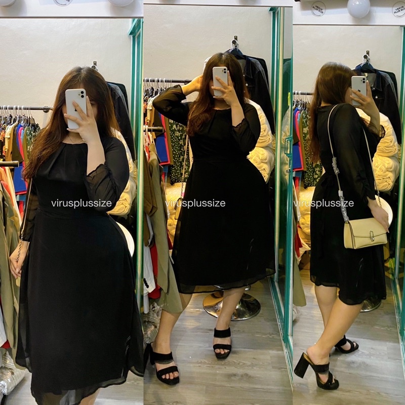 [virusplussize]đầm timing bigsize xuất xịn