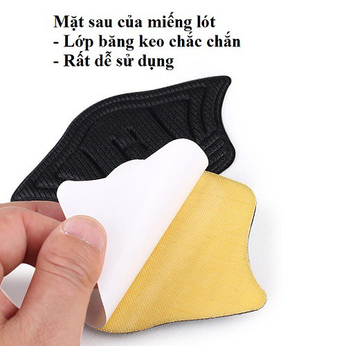 Miếng lót dán gót giày thể thao KAYFIA  giúp giảm size, mềm mại êm ái hạn chế nhấc gót, đau gót chân, size 1cm, 0.5cm