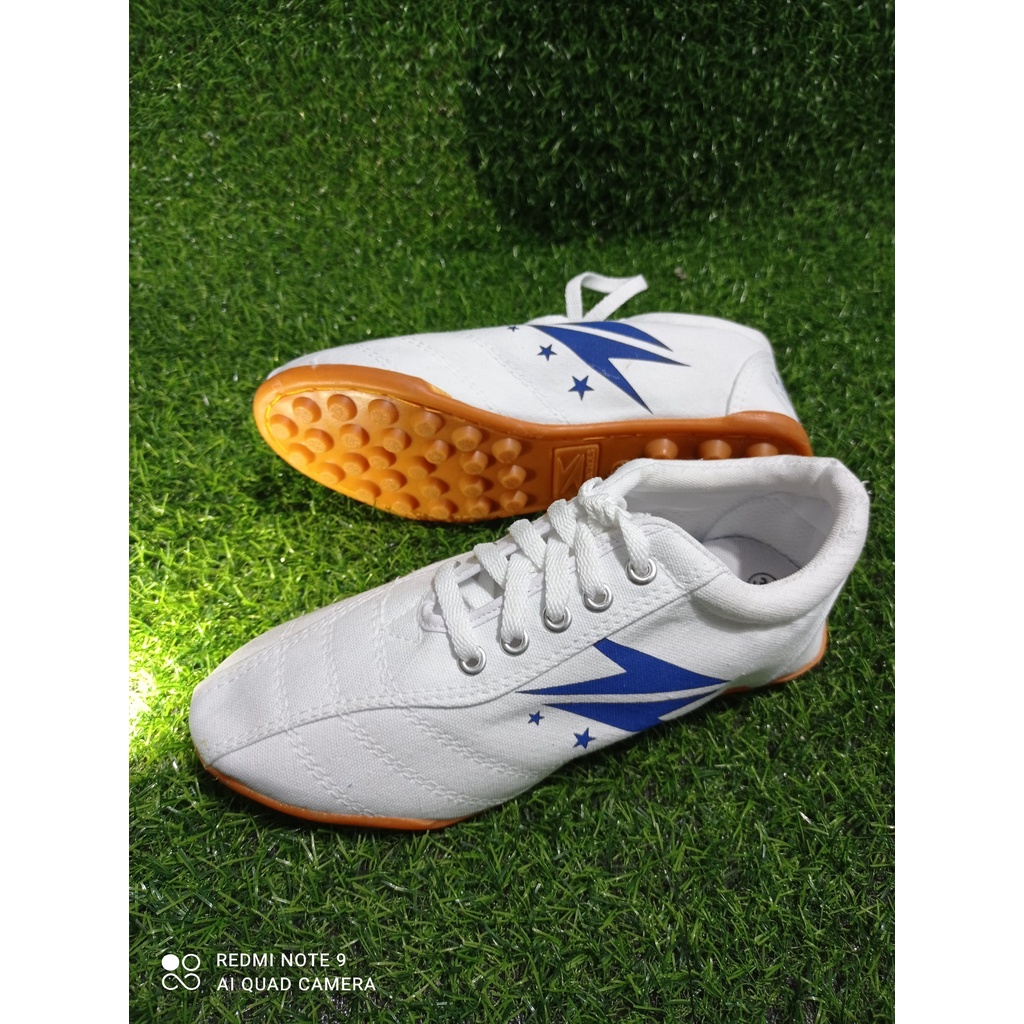 Giày đá bóng cho trẻ em, GIÀY VẢI giày đá banh khâu full đế