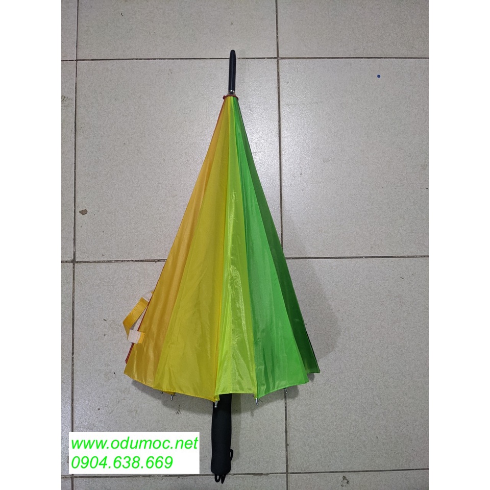 Ô DÙ CẦU VỒNG 7 MÀU, Ô DÙ TRANG TRÍ NHIỀU MÀU, dù 7 màu loại lớn 8 hoặc 16 nan mix
