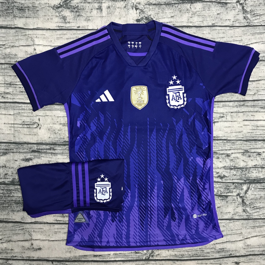 Áo bóng đá Đội Tuyển Argentina-MẪU Mới 2022-Chất Polyeste Thái Cao Cấp