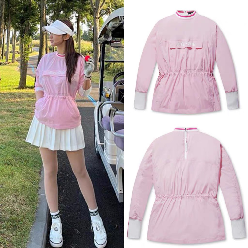 Áo golf nữ G4 new shop golf hồng nhung