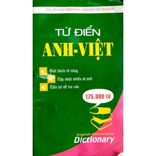 Sách - từ điển anh - việt 175.000 từ- khang việt