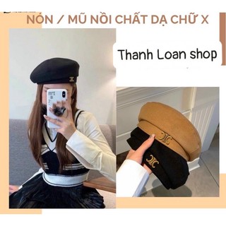 Mũ beret nữ nón nồi phong cách Hàn Quốc retro