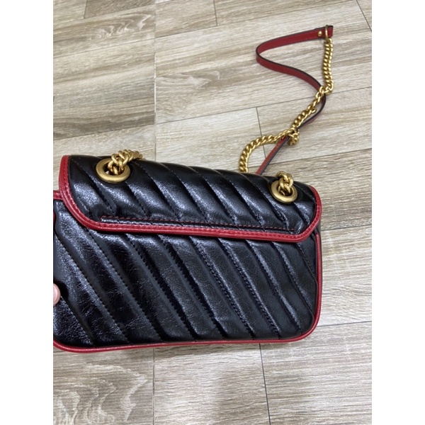 Túi si da thật hiệu GC Marmont 22