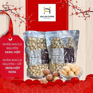 1 KG Hạt Macca Đăk Nông nhân sấy khô nhân nguyên + vỡ đôi, 100% organic