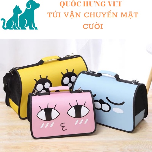 TÚI VẬN CHUYỂN MẶT CƯỜI CHO CHÓ MÈO - QUỐC HƯNG VIỆT - 0590