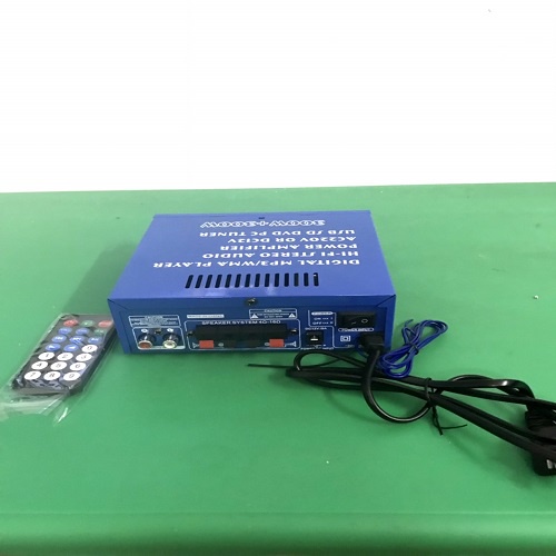 Ampli mini bluetooth AV-263b chuyên nghe nhạc bẫy chim đêm hàng siêu khỏe chạy 12v và 220v