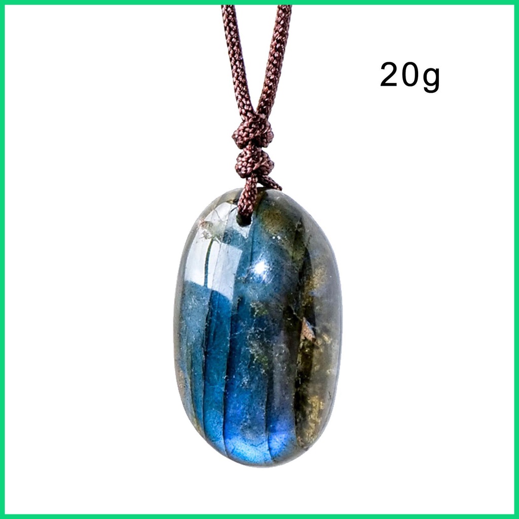 Mặt Dây Chuyền Bằng Đá Labradorite Tự Nhiên Hình Giọt Nước